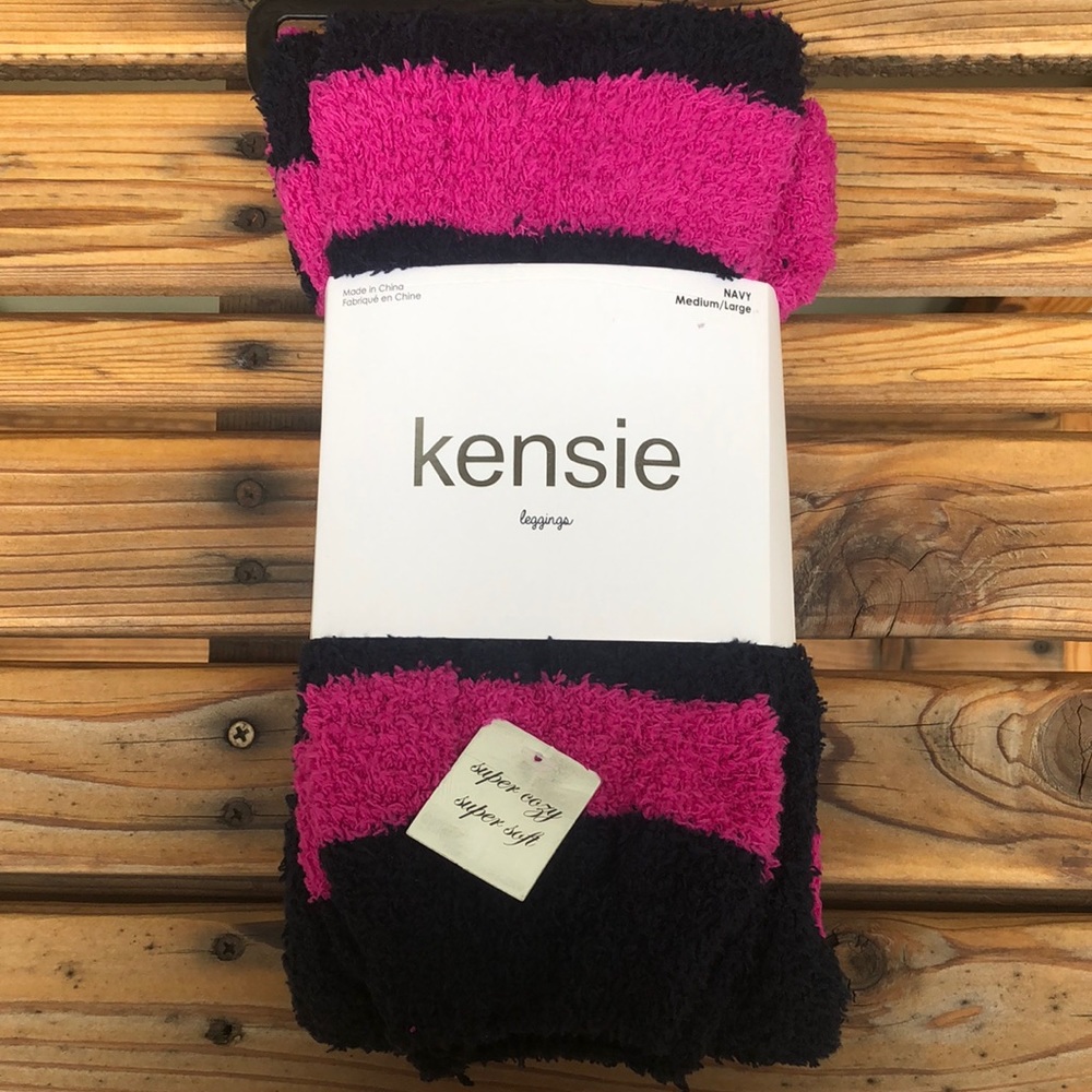 Fuzzy funky leggings!